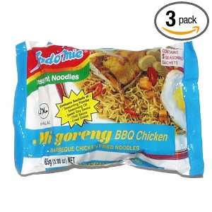 Indomie Mie Goreng Bbq Chicken, 3 Ounce (Pack of 30)  