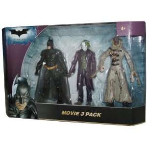  Batman The Dark Knight Movie 3 Pack 5 Inch Tall Figures   The Dark 