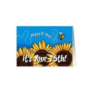  Happy B day   75 years old Card Toys & Games