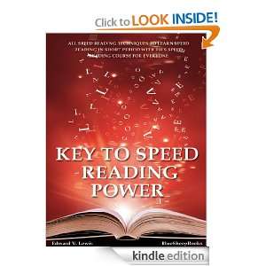  to Speed Reading Power All Speed Reading Techniques to Learn Speed 