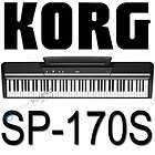 Korg SP 170S 88 Key Hammer Action Digital Piano (Black)