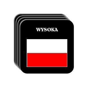  Poland   WYSOKA Set of 4 Mini Mousepad Coasters 