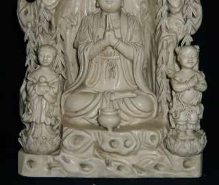 13 Old Chinese white porcelain Kuan Yin QuanYin Statue  