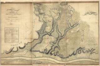 1777 Saratoga Campaign, N.Y American Revolution Map  