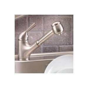   One Handle Pull Out Spray Kitchen Faucet 7777 BL