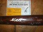 SIGNED MIAMI MARLINS HOT ROOKIE KEVIN MATTISON GAME USE