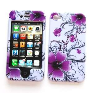   Flowers Design for Apple iPhone 4 & 4S Cell Phones & Accessories