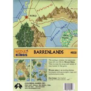 Wizard Kings Barrenlands Expansion Maps # 5 & 6 Columbia Games #8511