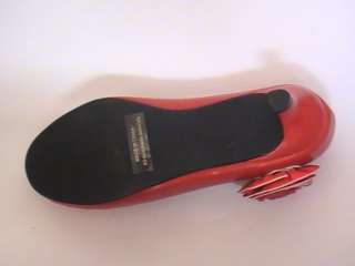 Girls Red Dress Shoes Pumps (Carrie 36) Youth Sz 2  