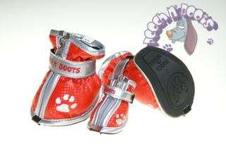 Pooch Boots Red Dog shoes/boot Size 0 for Yorkies  