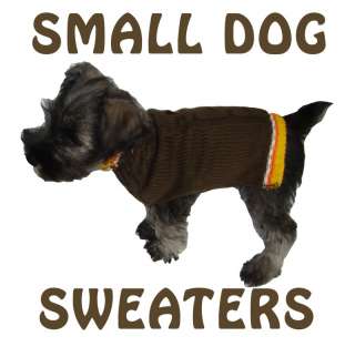 SMALL XS PUPPY DOG CLOTHES SWEATER CHIHUAHUA SHIH TZU  