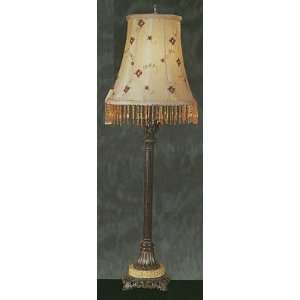  French Style Table Lamp In Vintage Rose