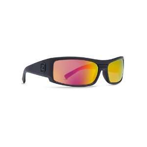  Von Zipper Burnout Sunglasses Black Satin/Lunar Chrome 