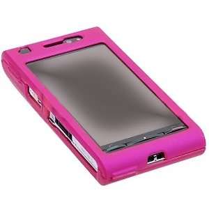  Modern Tech Pink Hybrid Case for Sony Ericsson Satio Cell 