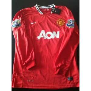  Manchester United Home Red 2011 12 Chicharito Soccer Long 