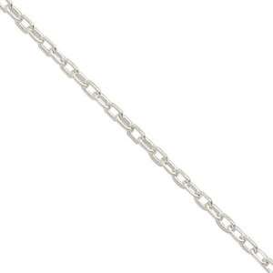    / 41cm Filed Trace Chain in Sterling Silver (width 1.86mm) Jewelry