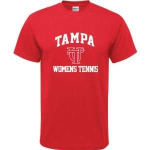   Spartans Red Youth Womens Tennis Arch T Shirt
