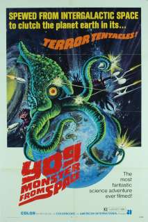   Vintage Classic Movie Poster Print YOG MONSTER FROM OUTERSPACE  