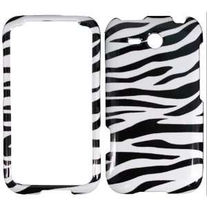  For HTC Freestyle F8181 Black White Zebra Snap on 