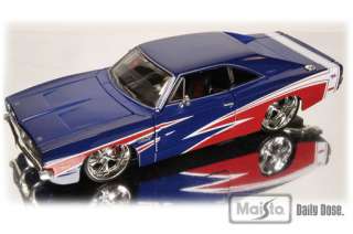 1969 DODGE CHARGER R/T MAISTO 1/24 PRO RODZ RED/BLUE  