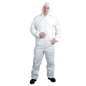    Micromax Coveralls With Hood,Elastic Wrists And Ankles   4X Large