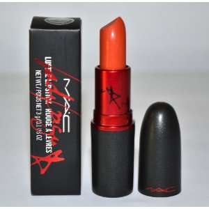  MAC Viva Glam Gaga Lustre Lipstick   # NEON ORANGE A18 