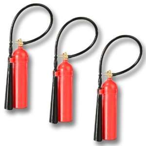   of 3 Fire Extingushers for Wrestling Action Figures 