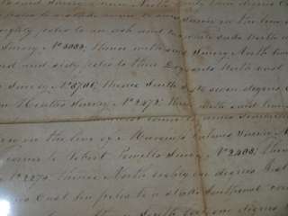 1830 Andrew Jackson SIGNED x2 HUGE Ohio Land Grant RARE  