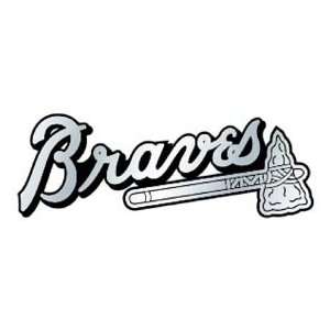 Atlanta Braves MLB Silver Auto Emblem