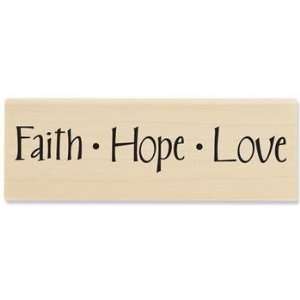  Faith, Hope, Love 02   Rubber Stamps Arts, Crafts 