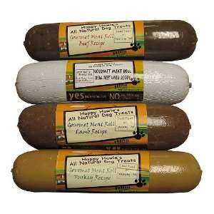  Happy Howies 2# Meat Rolls   Mixed Case of 4 Pet 