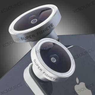 185° Detachable Fish Eye Lens for iPhone 3G 3GS 4G 4S iPod Touch HTC 