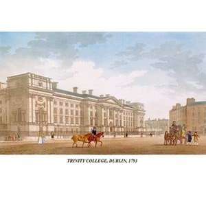 Vintage Art Trinity College, Dublin, 1793   04282 6