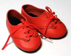 Boneka bright red doll shoes Size 65 mm / 2.55 inch  