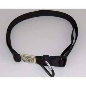  WOSS Gear, Black Hands Free Leash Belt, fits sizes XXS to 