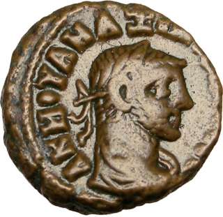 MAXIMIAN 287AD Ancient Authentic Roman Coin of ALEXANDRIA Egypt EAGLE 
