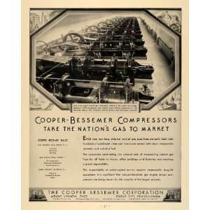  1931 Ad Copper Bessemer Compressor Arkansas Natural Gas 