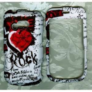  Rock heart LG 900g straight talk phone cover case Cell 