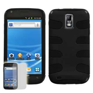 Samsung Galaxy S2 SII (T989 for T Mobile) 2in1 Case (Black Black 