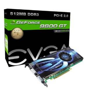 EVGA 512 P3 N975 AR e GeForce 9800 GT 512MB DDR3 PCI E 2.0 Graphics 