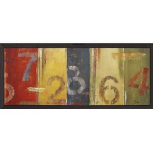  33 X 14 Lucky Numbers I Wall Print