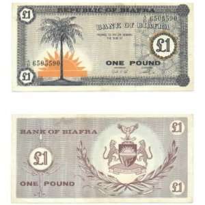  Biafra ND (1967) 1 Pound, Pick 2 