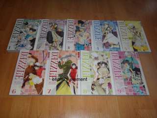 Dazzle 1 2 3 4 5 6 7 8 9 Manga book lot Minari Endoh Shojo tokyopop 