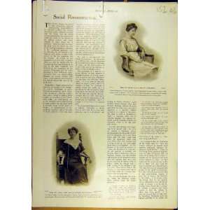   1913 Lutyens Churchill Allan Bibby Portrait Old Print