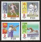 FIJI Olympic Games 2008 complete set MNH