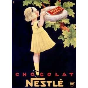  Karl Bickel   Nestle Chocolat Giclee on acid free paper 