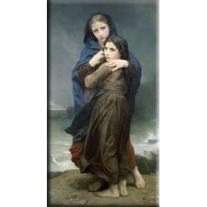 The Storm 9x16 Streched Canvas Art by Bouguereau, William 