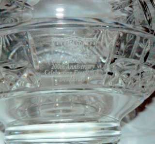   BOX WATERFORD LARGE CRYSTAL BOWL ~ THE WHITE HOUSE 200TH ANNIVERSARY