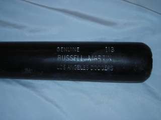 YANKEES DODGERS Russell Martin Game Used Bat RARE  