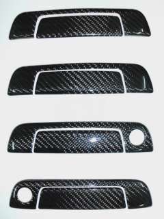   on Real Carbon fiber Door handle for Bmw e36 3 series 4Doors models